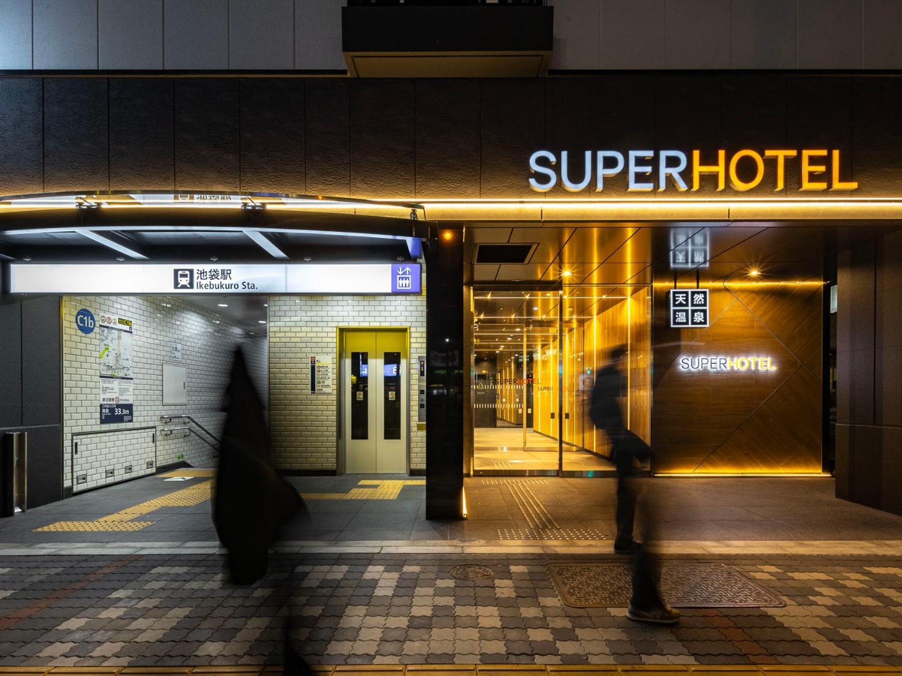 Super Hotel Ikebukuro West Natural Hot Spring Tokio Buitenkant foto